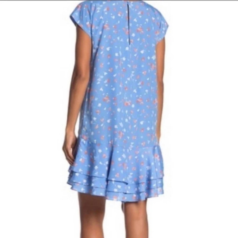 Joie Coreen Floral Tiered Dress in Blue size M Medium - Picture 11 of 11